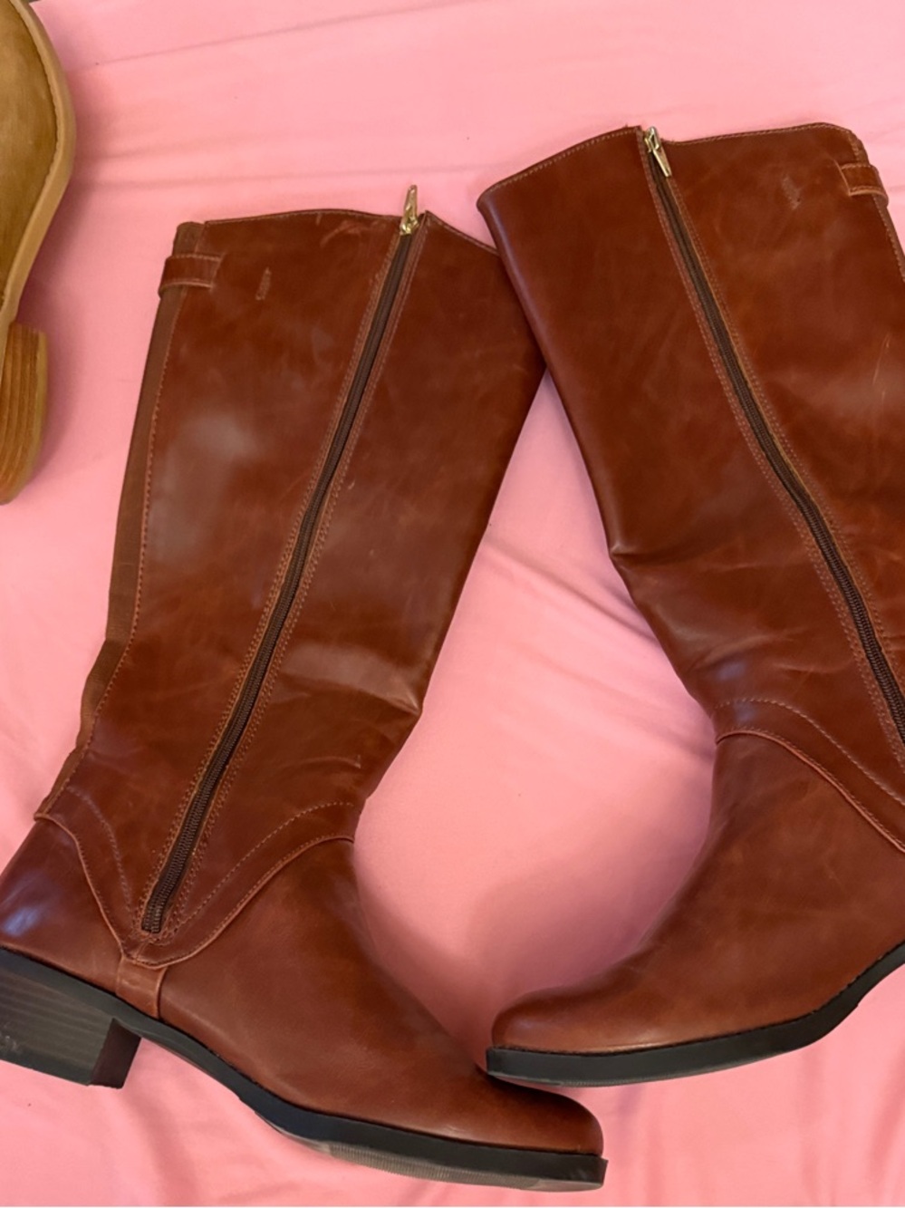 Target Brown Over-the-Knee Riding Boots - Picture 3 of 5
